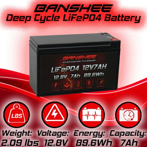12V 7AH Lithium Batteries Compatible with Universal Power Group D5743 - 2 Pack - Picture 3 of 11