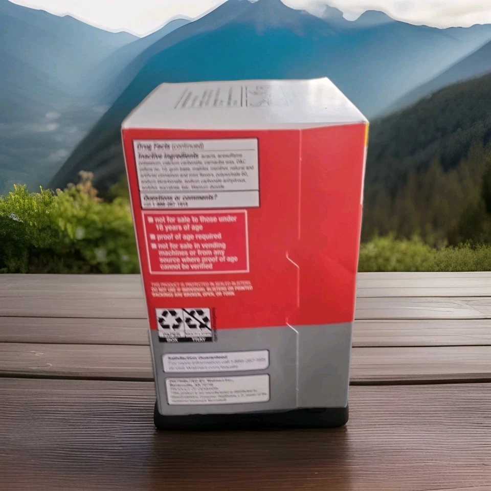 Goma Polacrilex de nicotina recubierta Equate 4 mg sabor canela 200 piezas 04/2027 Foto 3 de 4