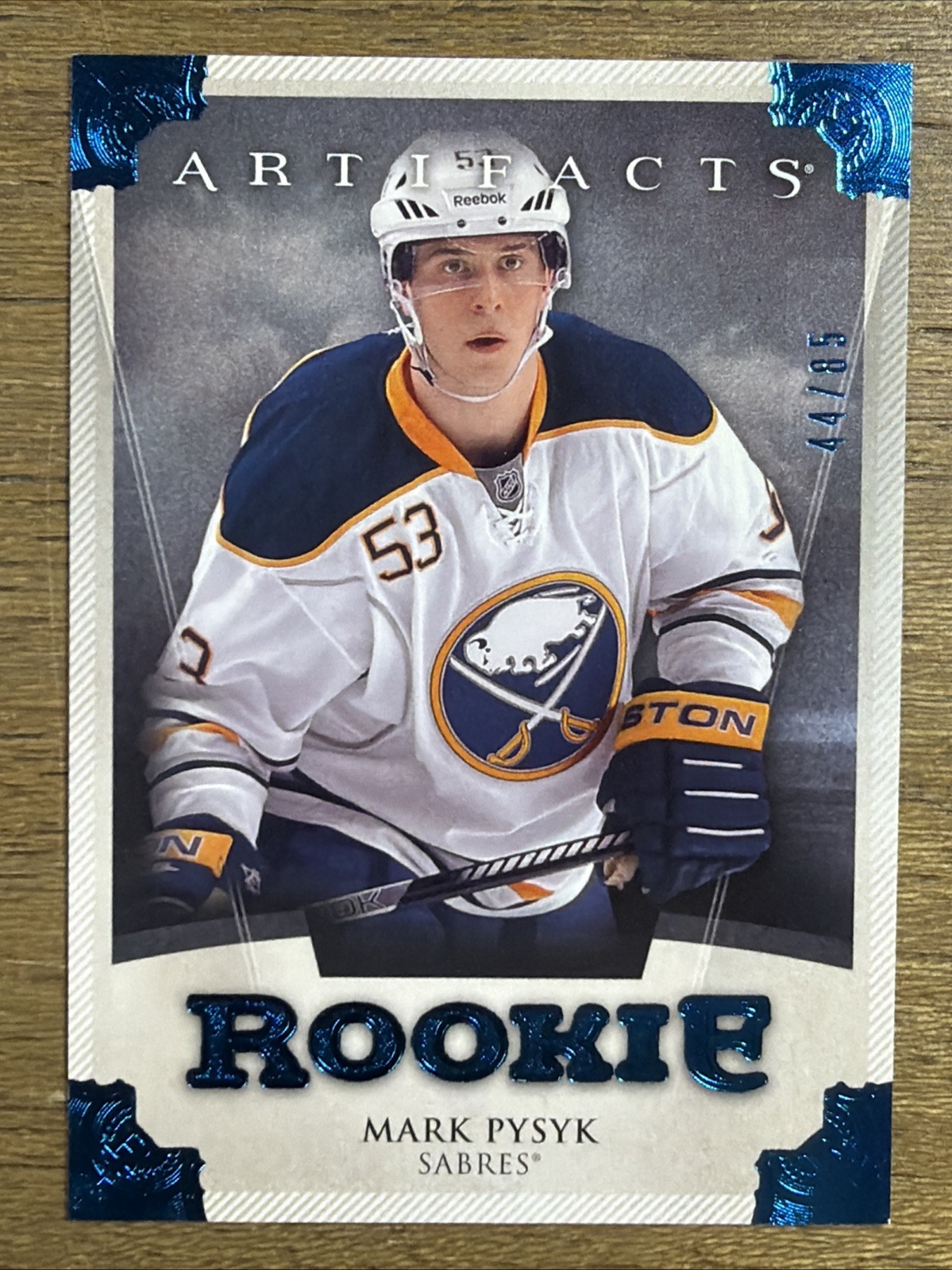 2013-14 ARTIFACTS SP SAPPHIRE ROOKIE MARK PYSYK  #177