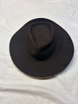 Vintage American Hat Company Dark Brown Felt Cowboy Hat
