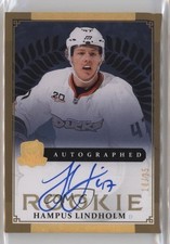 2013 Upper Deck The Cup Rookie Gold Spectrum 14/25 Hampus Lindholm #165 Auto 0i6