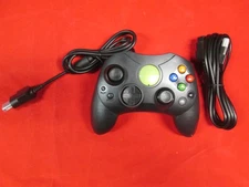Black Xbox Original Controller Bundle Controller And Extension Cable 0468