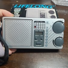 Lifelong AM/FM Radio Alarm Clock Model 845 LCD ALARM Function