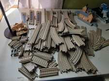 Vintage Trackmaster Large Lot Track  Thomas And Friends Brown Plastic  90  P