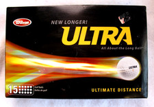 WILSON ULTRA UNLTIMATE DISTANCE GOLF BALLS box of 15 white BRAND NEW