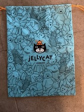 Authentic Jellycat London Blue Drawstring Dust Bag Pouch Medium 11.5" x 15.5"