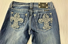 Miss Me Women  s Bootcut Jeans MK50 Dark Blue Size 28 NEW w/tags JP5402B