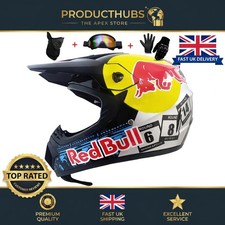 Adult Off Road Motocross Helmet ATV MTB DH DOT Approved Full Face UK STOCK FAST