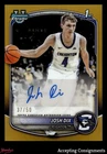 2025-26 Bowman Chrome U Autograph Gold Refractor Josh Dix 37/50 ROOKIE 1st AUTO