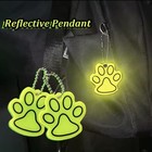 2x Reflektierende Anhänger Reflektor Sicherheitsanhänger für Tasche Hund Katze