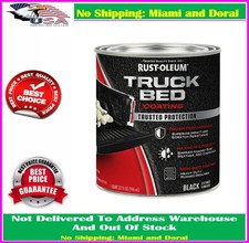 Black Truck Bed Coating Brush Or Roll On Liner Trailer Paint Rust-oleum 32 Ounce Black Truck Bed Coating Brush Or Roll On Liner Trailer Paint Rust-oleum 32 Ounce