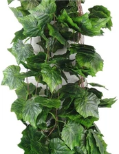 Meiliy 8 Ft 5pcs Artificial Greenery Ivy Vine Plants Foliage Grape Leaves Vin...