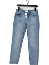 Hush Women's Jeans UK 6 Blue 100% Cotton Mom