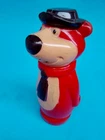 YOGI BEAR MONEY BOX TIN HEIGHT 17.5CM MADE IN ENGLAND HANNA BARBERA PROD. 1962