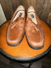 Bass Men's Hank Loafers Dress Shoes, Size 12M, Brown Leather, Slip-On, Comfort