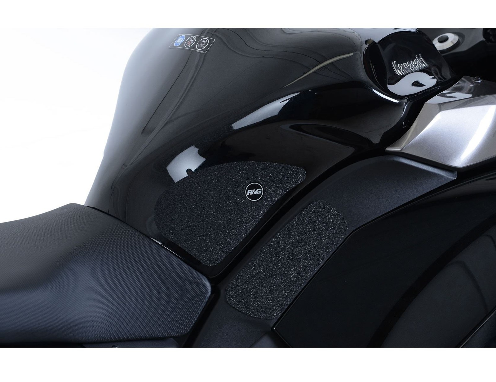 R&G Tank Traction Grips Black (4-Grip Kit) Kawasaki Z1000SX (Ninja 1000) 2011-19