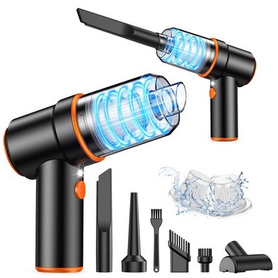 Handheld Car Vacuum 9000PA 120W Cordless Rechargeable LED Multi Nozzle KMM High