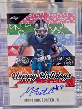 Montorie Foster Jr. Auto 2025 Leaf Pop Century/Happy Holidays