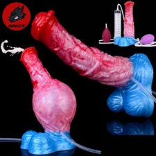 Dog Knot Inflatable Ejaculation Masturbation Vaginal Stimulation Use Lubricant