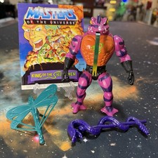 TUNG LASHOR 100% Complete Vintage MOTU Masters Of The Universe He-Man Figure