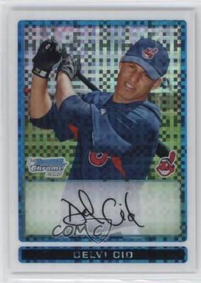 2009 Bowman Chrome Prospects X-Fractor 55/250 Delvi Cid #BCP174 2d8
