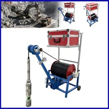 360˚Rotary Borehole Camera 300 Meters Deep Well Detector Underground Imager 220V