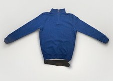 Nordstrom Kid Blue Quarter Zip Pullover Sweater Boy Size Medium 8/10 Navy