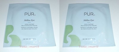 2x PUR Mellow Eyes Hydrogel Rejuvenating Eye Patches 1 Pair 0.11oz / 3g