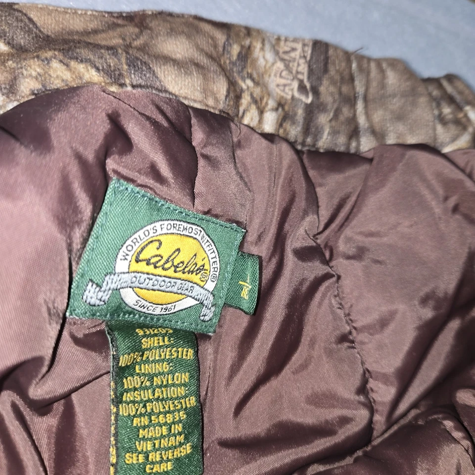 Cabela’s Mossy Oak Hunting Pants Thinsulate Lite Loft Insulated Men’s Size XL - Image 3 of 4