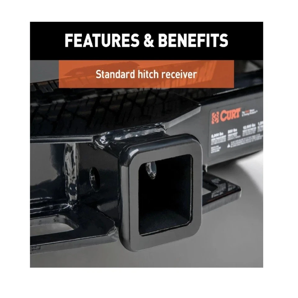 Curt Class 3 Trailer Hitch 13019 for Mazda B2300 / B3000 / B4000 Ford Ranger Foto 4 de 4