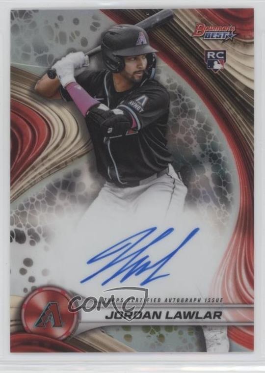 2024 Bowman's Best Refractor Jordan Lawlar #B24-JL Rookie Auto RC