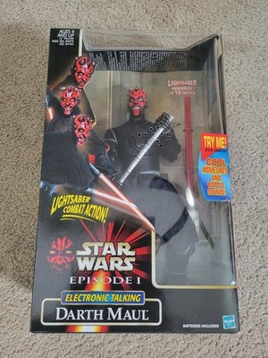 Sealed Hasbro Star Wars Darth Maul Talking Electronic Figure 1999 Episode 1