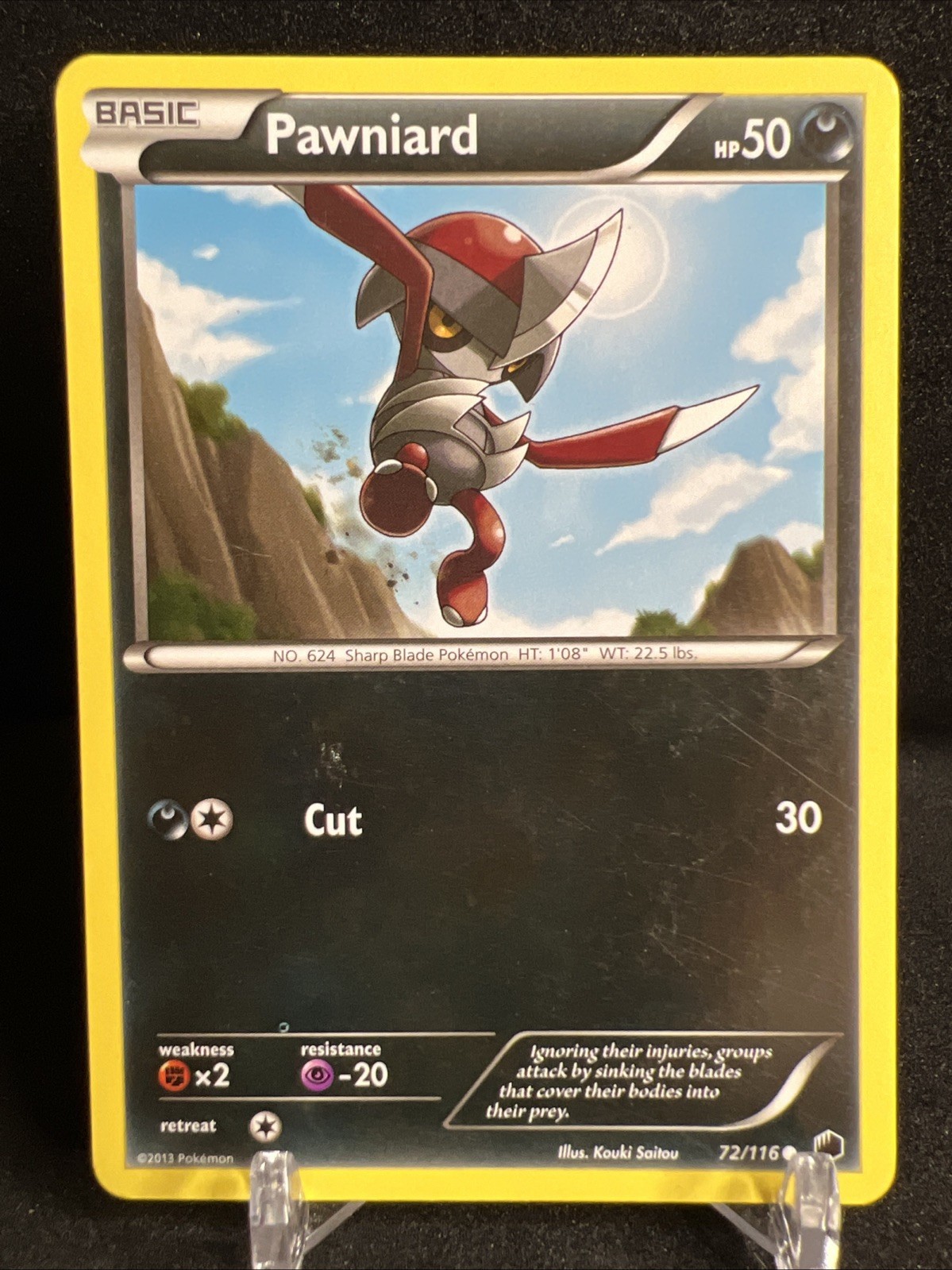 Pawniard - 72/116 - Common - Pokemon Card