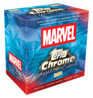 2025 TOPPS CHROME MARVEL COMICS SAPPHIRE EDITION Hobby Box (32 Cards) Brand New
