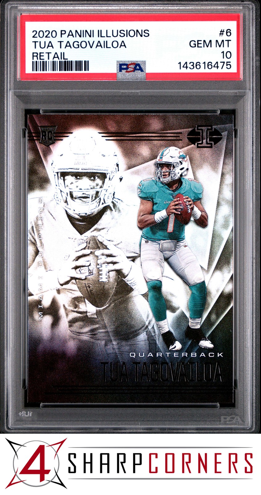 Tua Tagovailoa Panini Illusions #6 Retail
