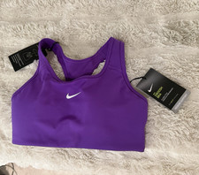 Nike Dri-FIT Medium Support Racerback Sports ...