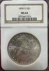 1898-O Morgan dollar  MS64 Old Soap Box NGC Holder Toned 1833463-016