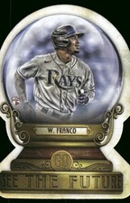 2022 Topps Gypsy Queen #CG-2 Wander Franco Crystal Gazing Die Cut Rays MLB Card