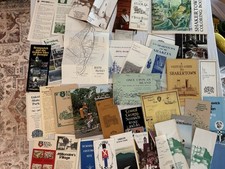 5+ lbs Vintage Travel Ephemera Maps Brochure 1970-80's SHAKER TOWN, WILLIAMSBURG