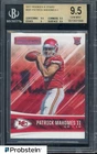 2017 Panini Rookies & Stars #201 Patrick Mahomes II Chiefs RC Rookie BGS 9.5