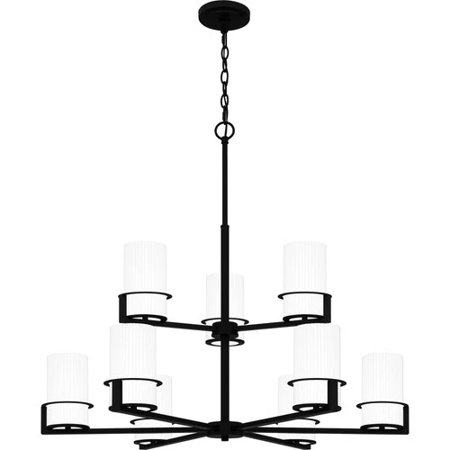 Quoizel SEY5032 Seymour 9 Light 33"W Chandelier - Nickel - Picture 2 of 7