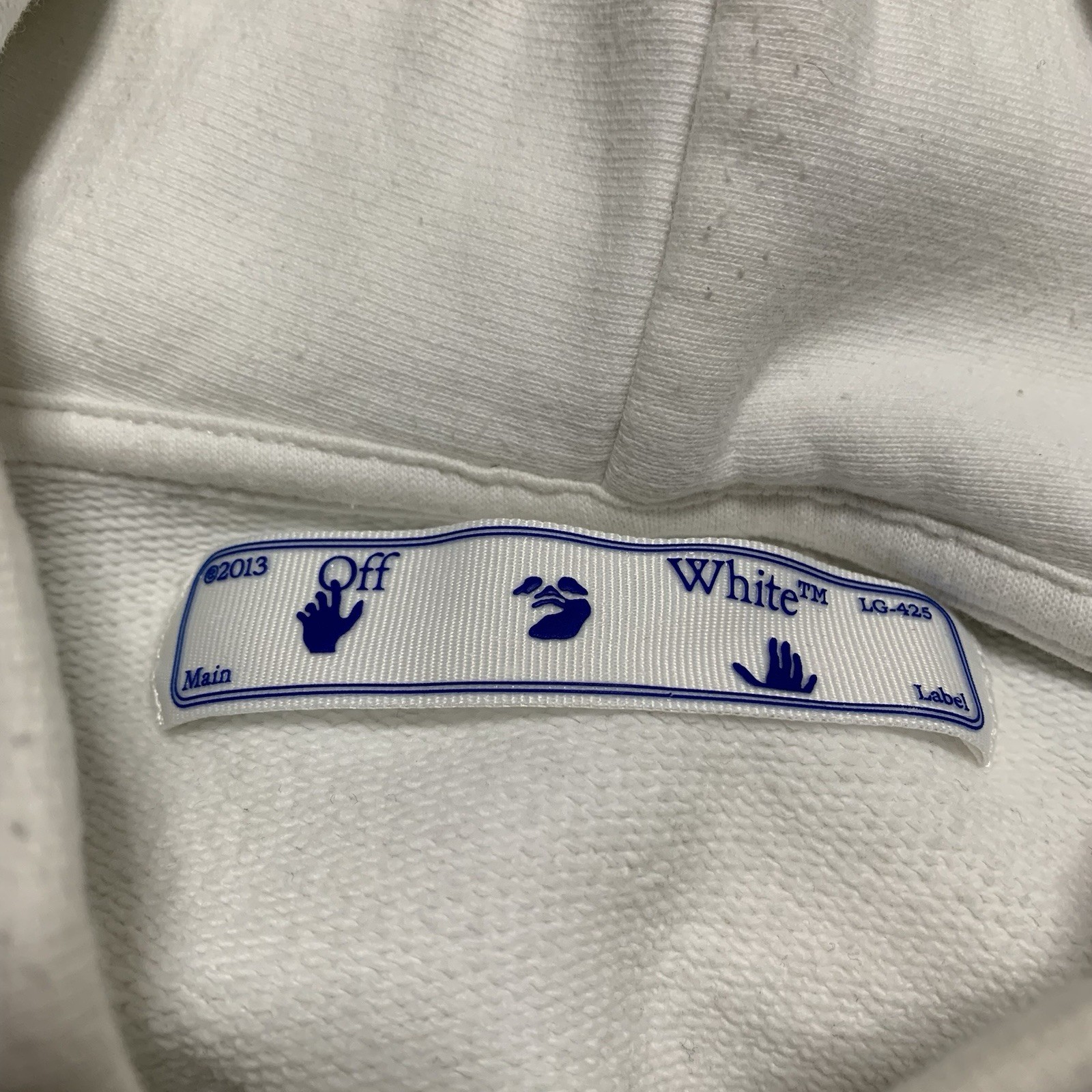 Off White Medium Pascal Arrows White Hoodie Virgi… - image 7