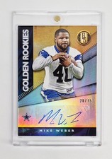 MINT #/75 RC AUTO MIKE WEBER 2019 GOLD STANDARD ROOKIES OHIO STATE BUCKEYES OSU