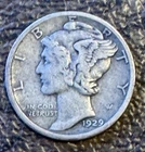 1929 S Mercury Dime Silver Circulated Business Strike Uncertified