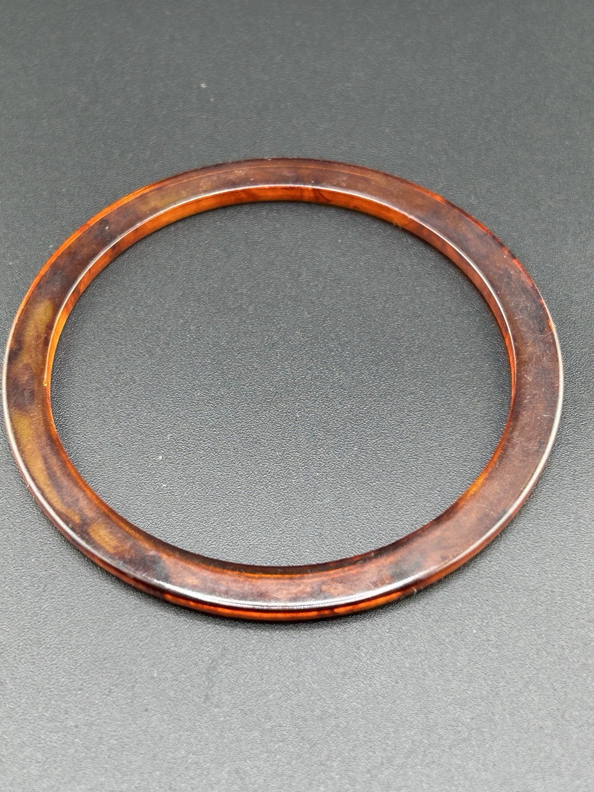 Rootbeer Marbled Bakelite Bangle Bracelet - image 5