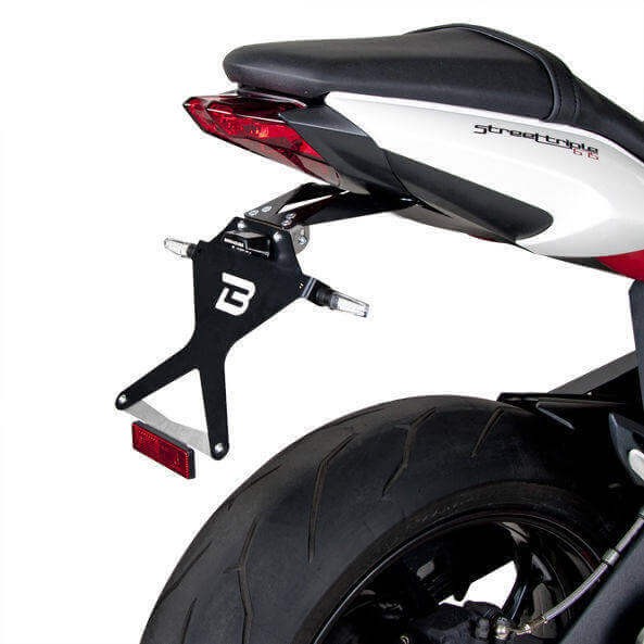 Triumph 675 Street Triple / R -13/17 - Halterung Kennzeichen Schwenkbar-image