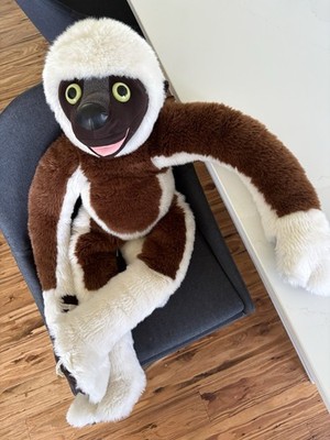 VTG Zoboomafoo ZOBOO Lemur Sifaka 35” Brown Jumbo Plush Puppet PBS