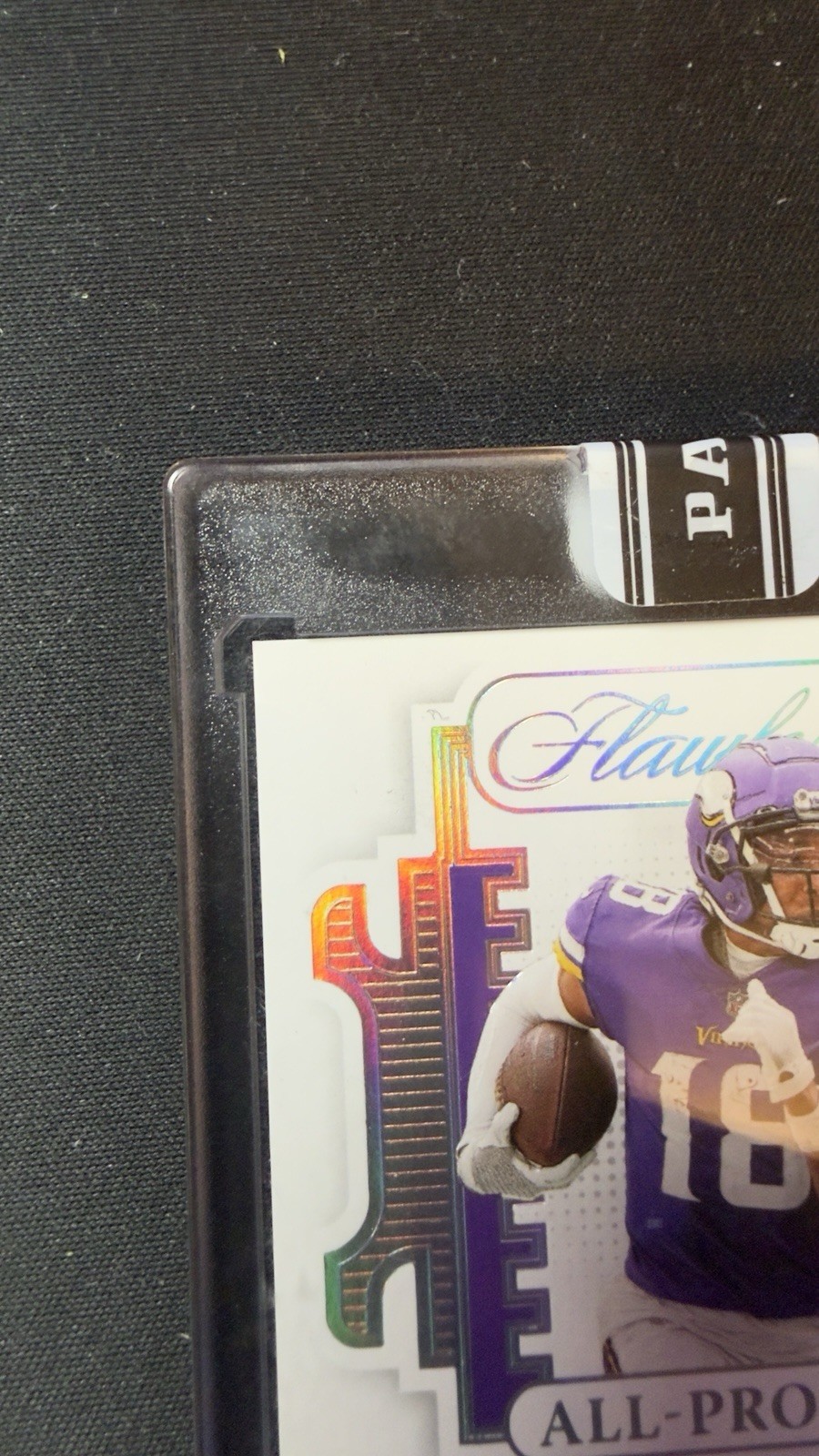 2022 Panini Flawless - ALL-PRO Ink Justin Jefferson #AP-JJ 1/1 One Of One view 4