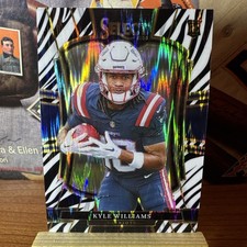 2025 Kyle Williams Select Premier Level RC #178 ZEBRA Shock Prizm Case Hit SSP!