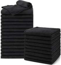 Salon Towels 24 Pack, Microfiber Barber Towel Bulk, 16X29 Inches Fast Dryin...